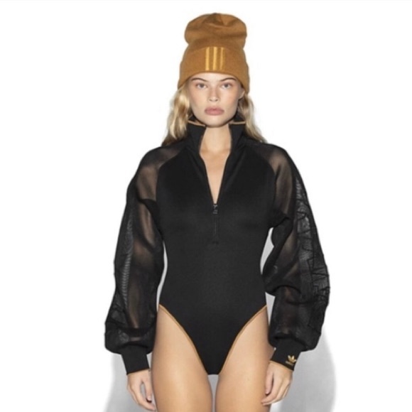 Adidas x Ivy Park Mesh Sleeve Bodysuit - Picture 6 of 8